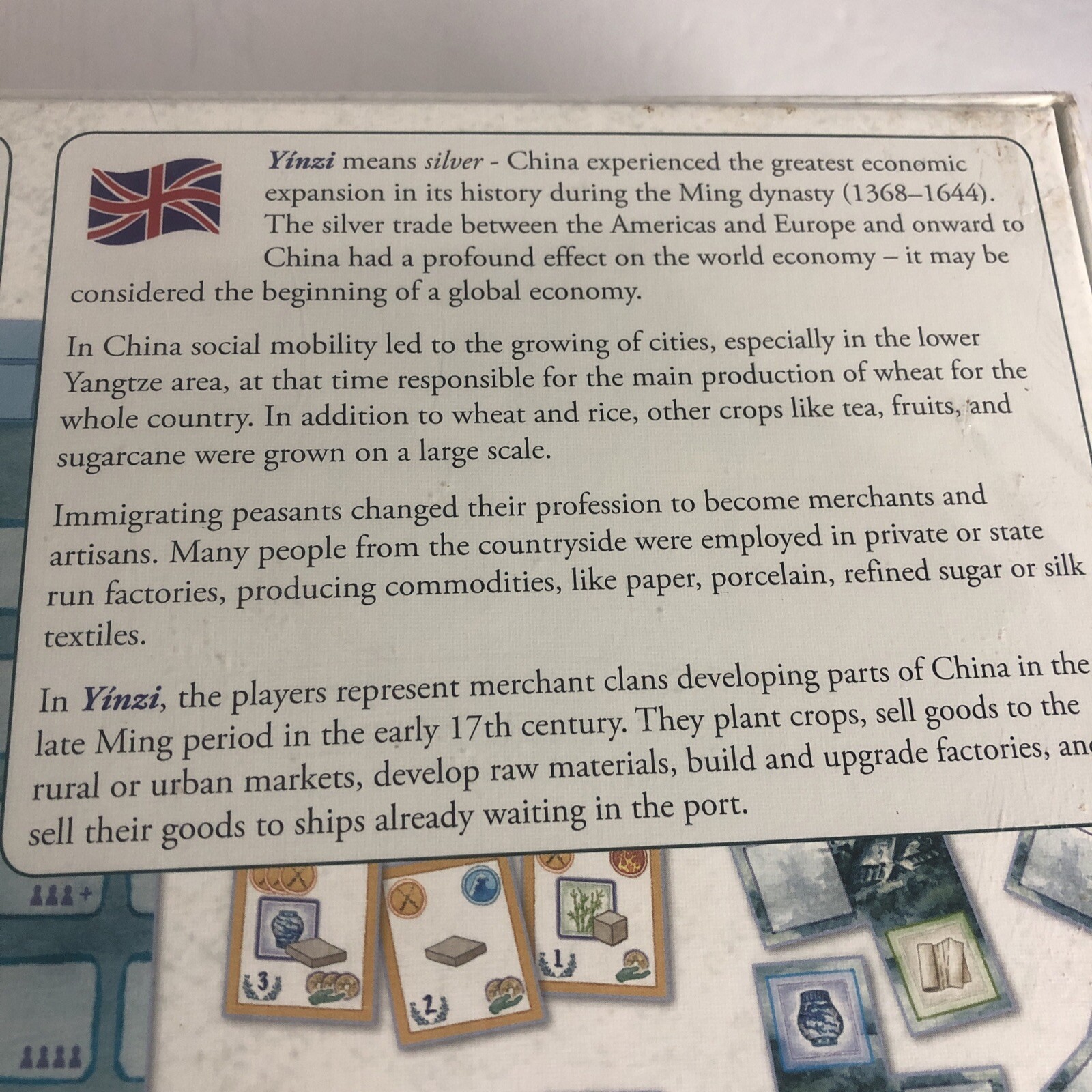 Yinzi Board Game SEALED OOP – Ming Dynasty Silver Trade