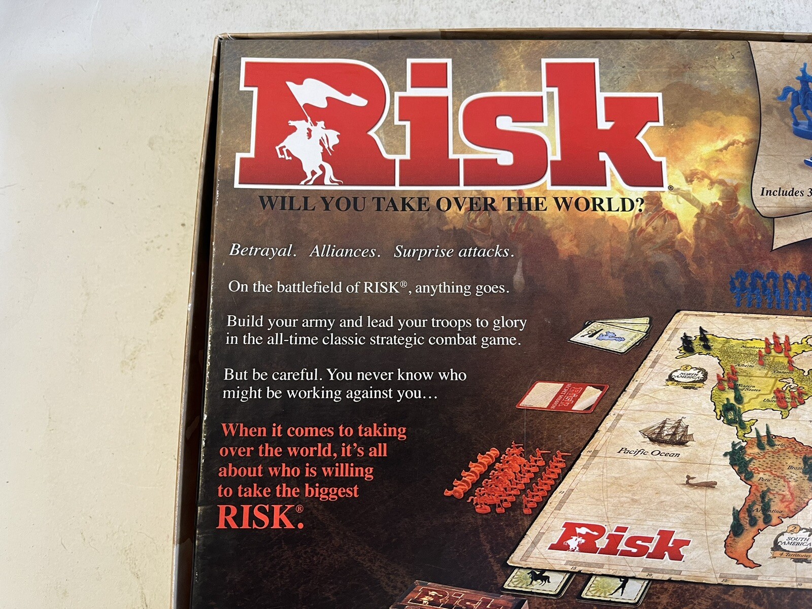 Risk Board Game Strategic Conquest Secret Missions Multiple Gameplay Complete
