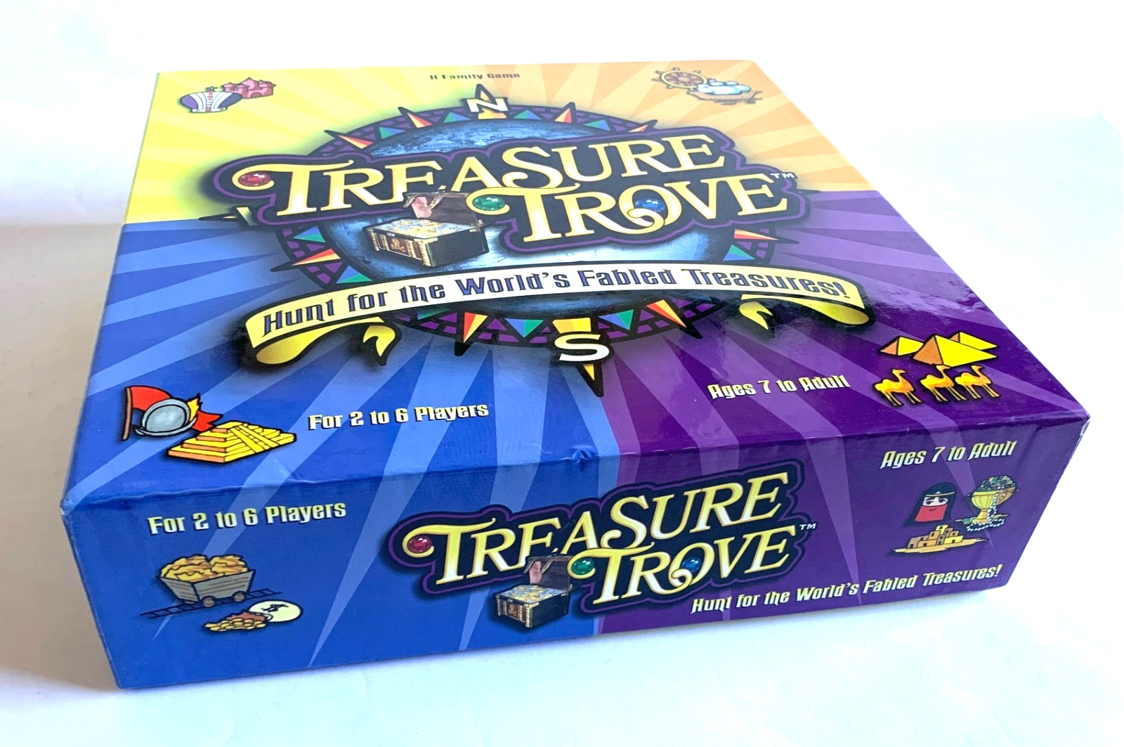Treasure Trove Board Game 2008 Complete Family Kids Fun Treasure Hunt Adventure