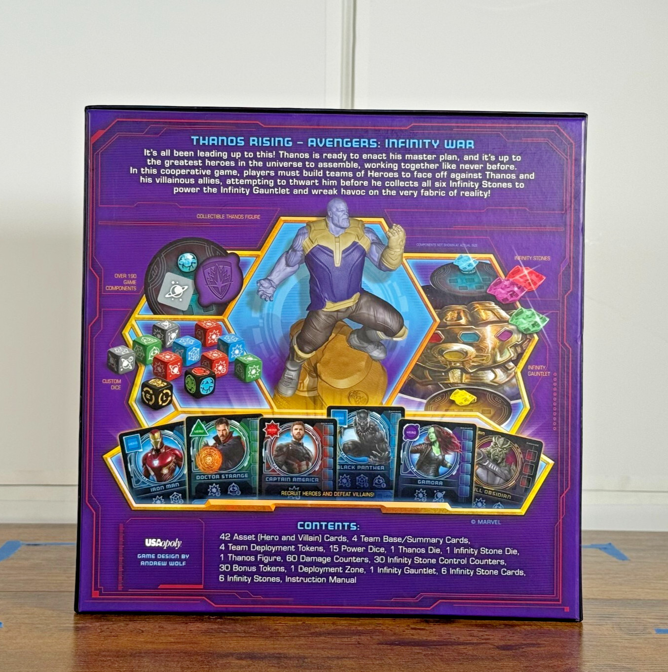Thanos Rising Board Game Marvel Avengers Infinity Wars COMPLETE