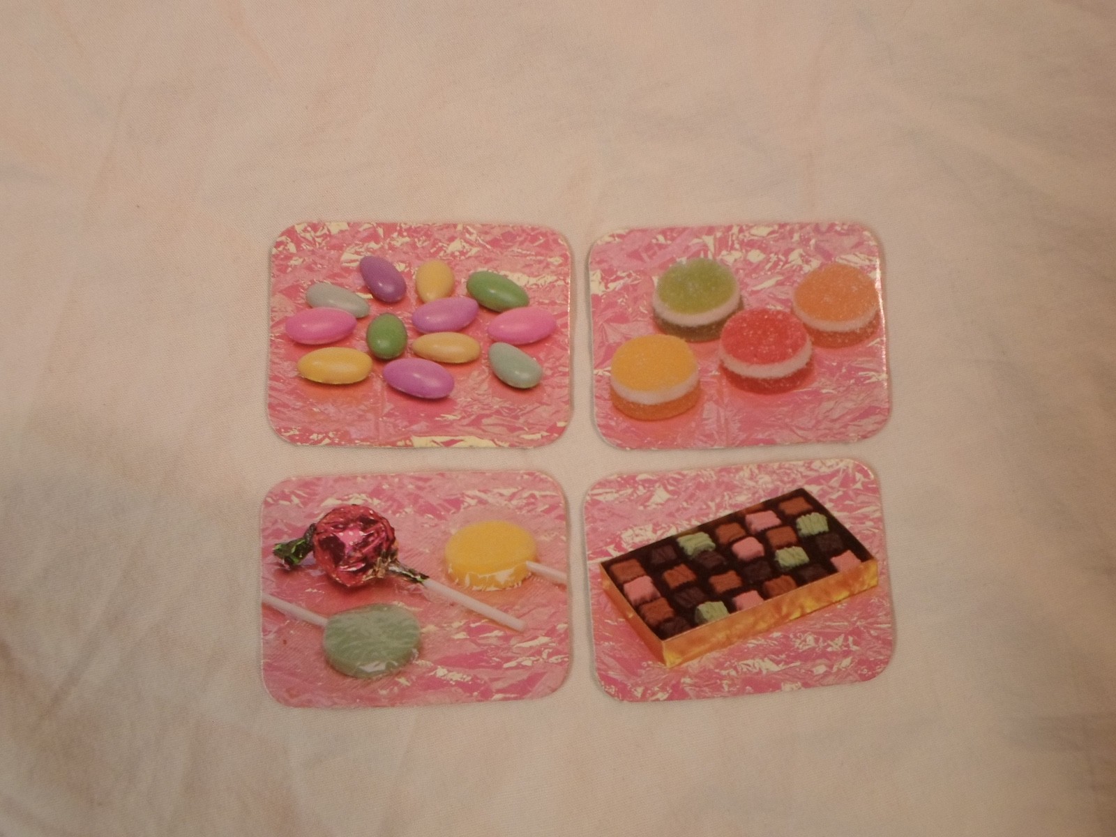 *Replacement Parts* Barbie Dream Date Board Game 1992 *Lot of 4 Candy Gift Card*