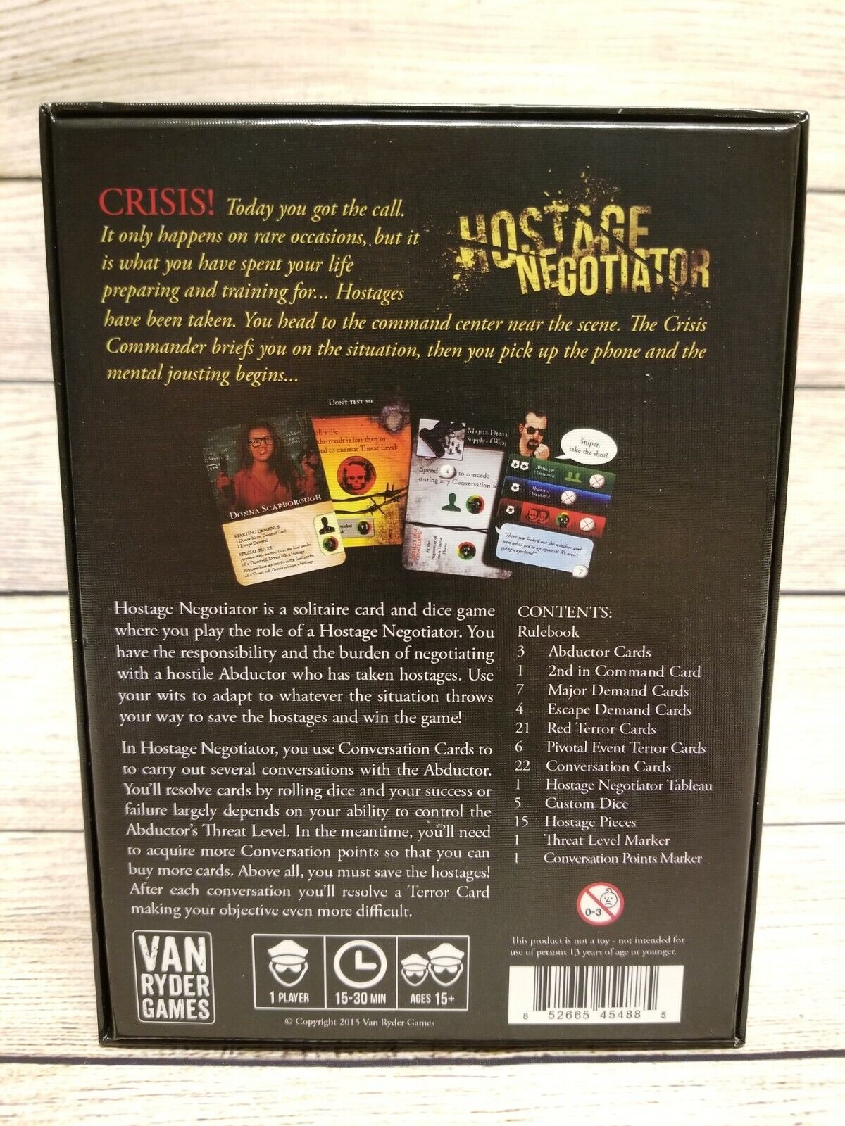 Hostage Negotiator Base + Crime Wave + Career Expansion + 12 Packs SEALED