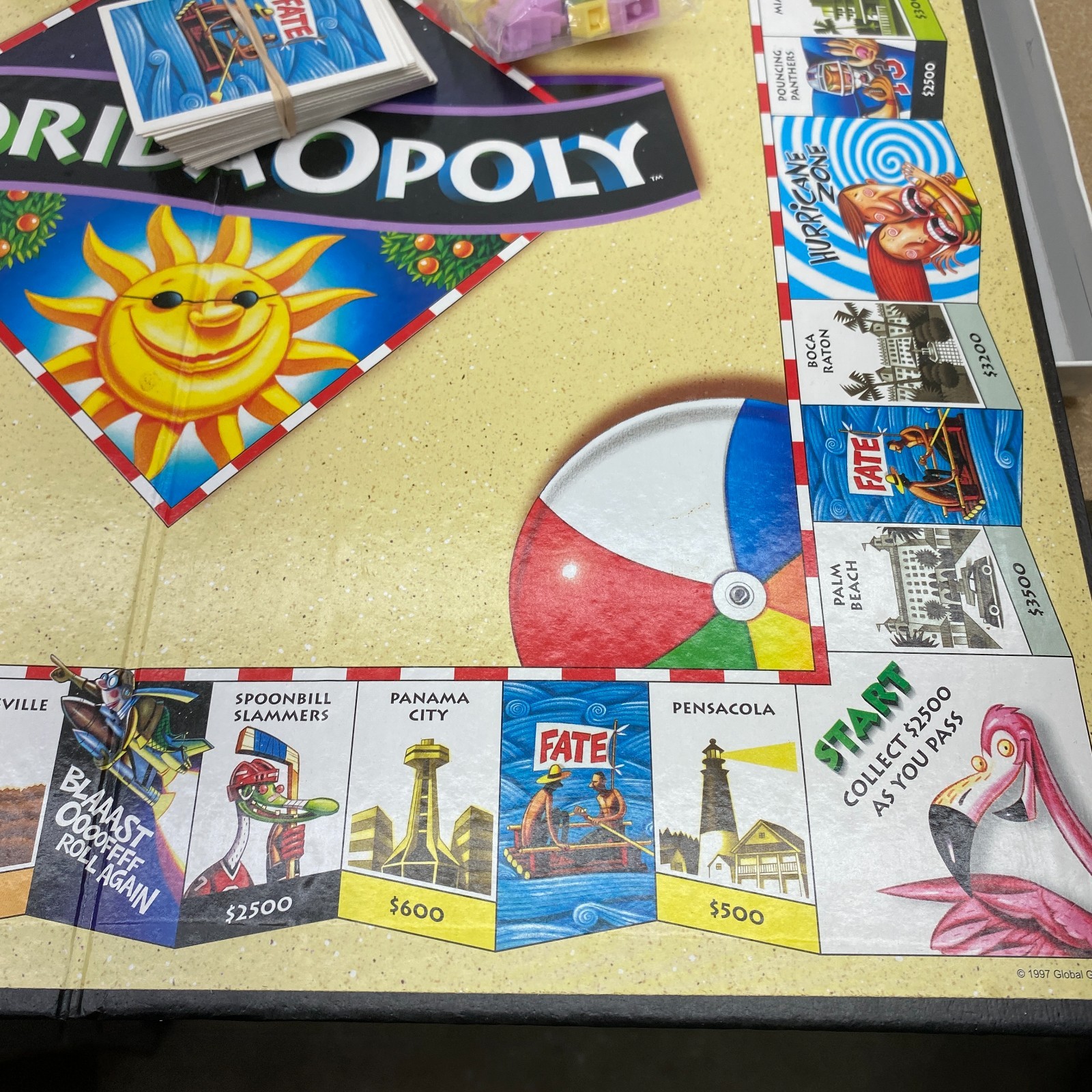 Vintage FloridaOpoly Board Game Sunshine State 1997