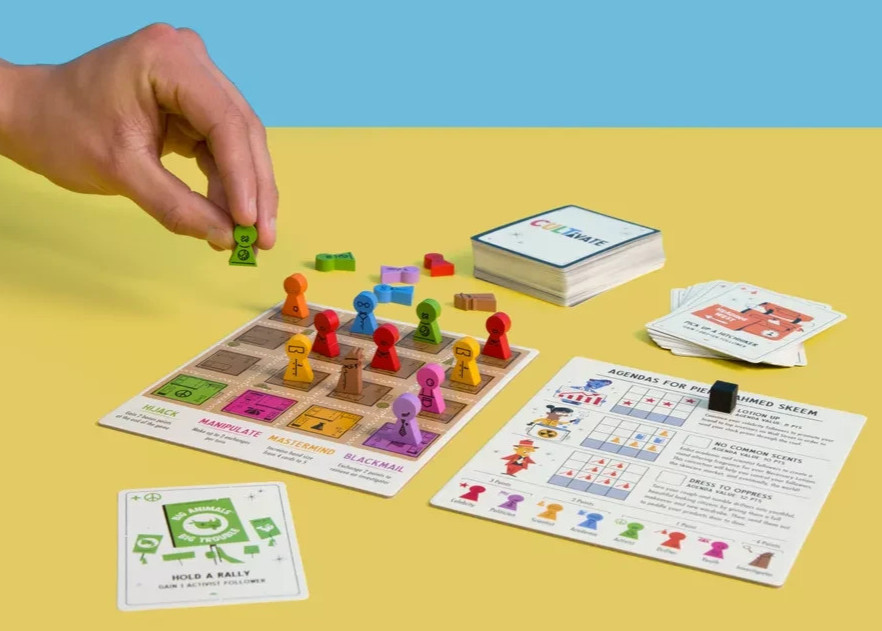 obo CULTivate Board Game .. Atlas Games .. Persuade, Outwit, Rise Above!