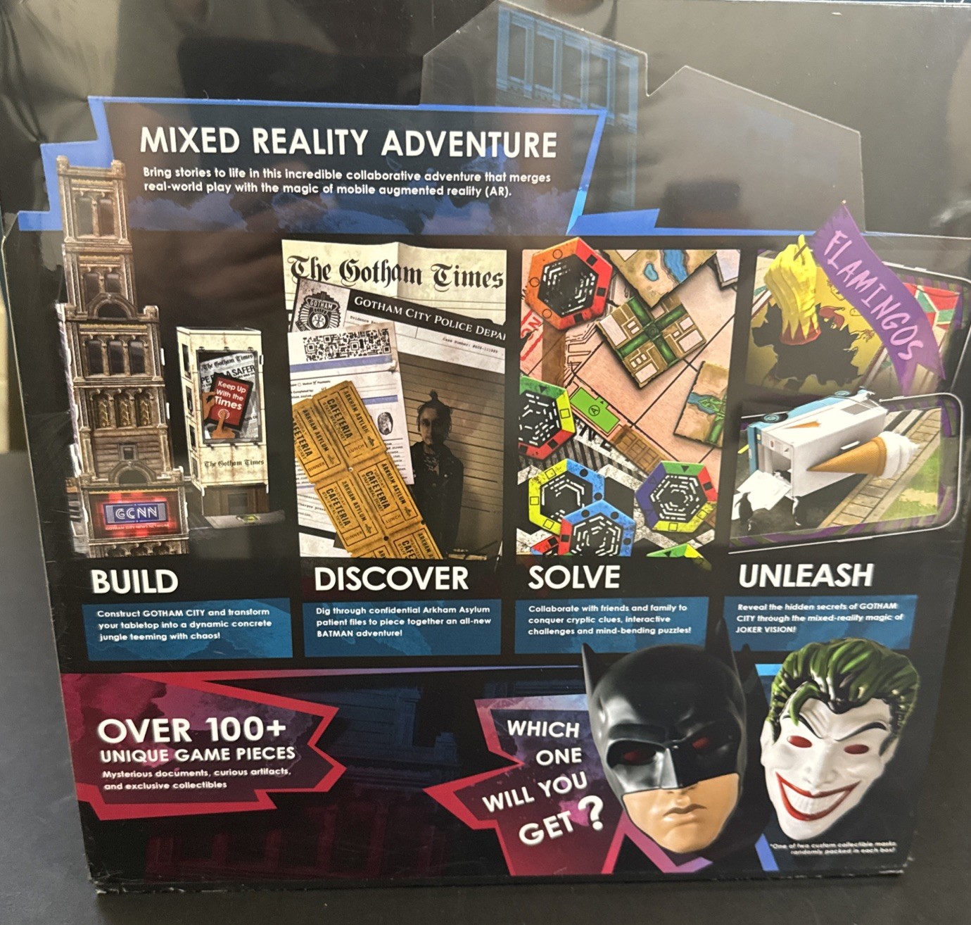 NEW Arkham Asylum Files Panic In Gotham City AR Board Game Sealed Batman