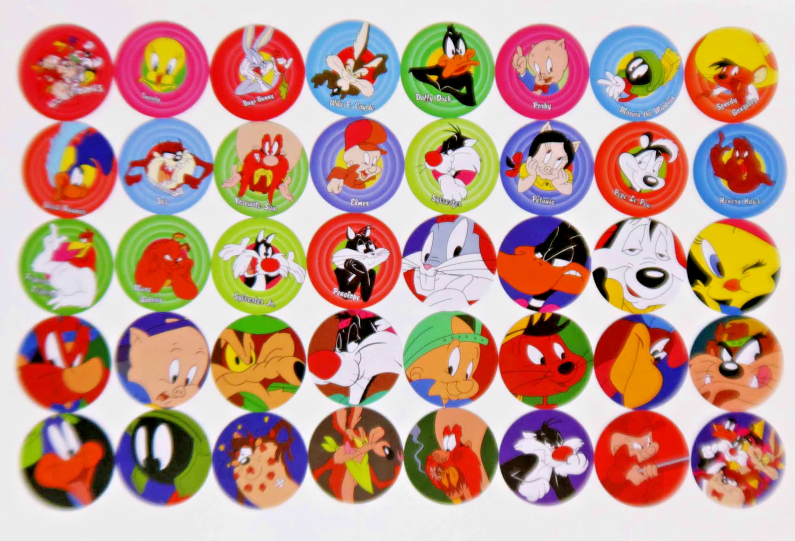Tazos Looney Tunes 100/100 Complete Set
