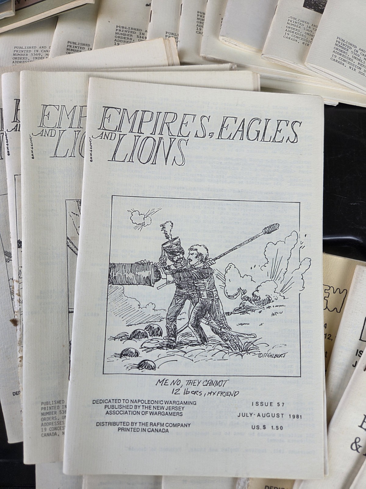 Big Lot 1970s Wargaming Pamphlets & Booklets-Empires, Eagles & Lions- Great Cond