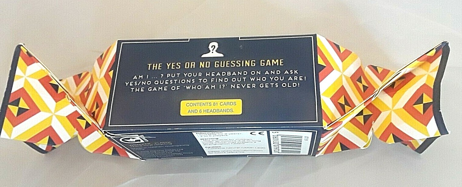 2018 Crackerbox Who Am I? Yes or No Guessing Game, Brand New Sealed Never Used