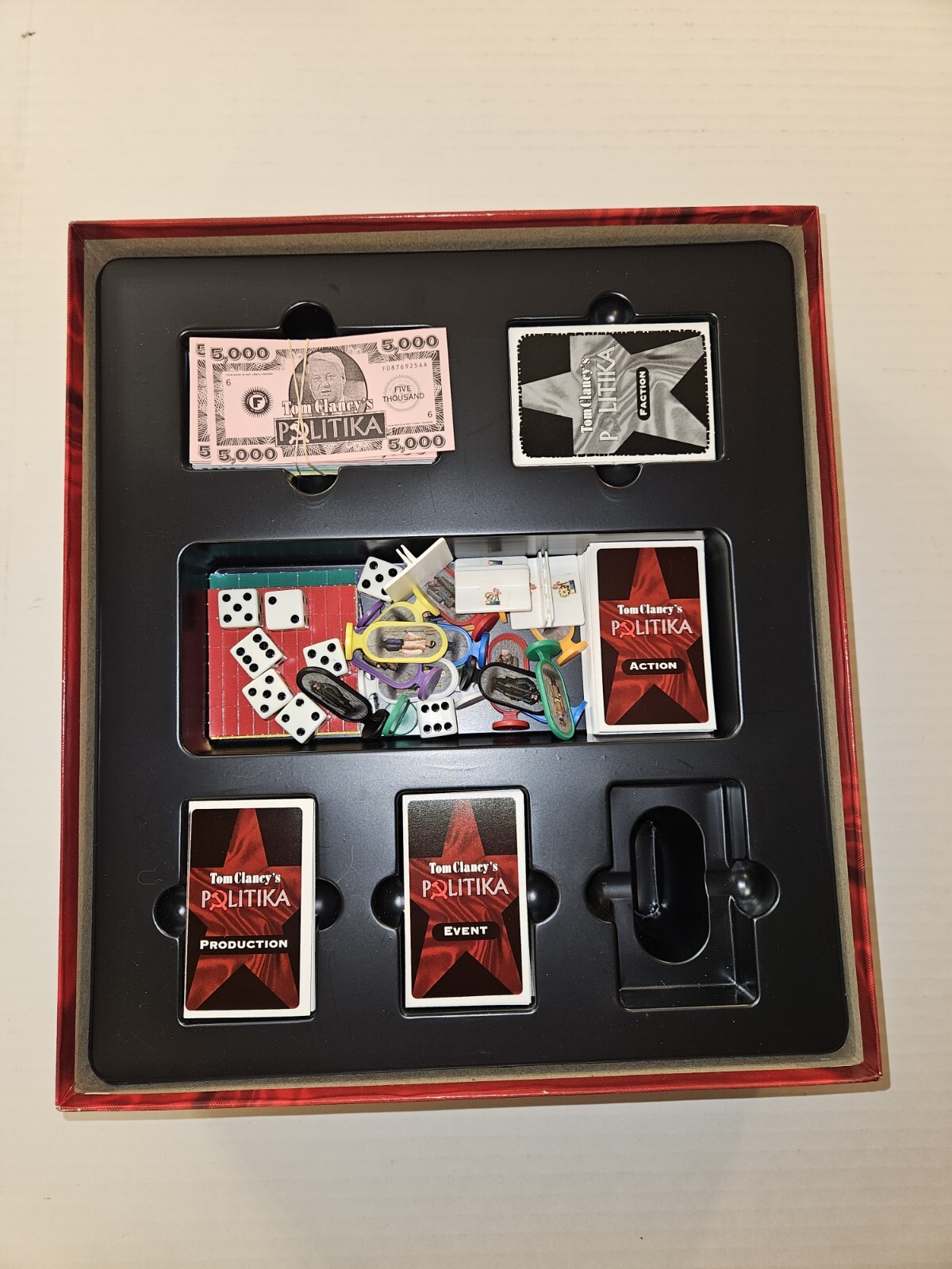 Tom Clancy’s Politika Board Game 1997 Russia USSR Red Storm Entertainment