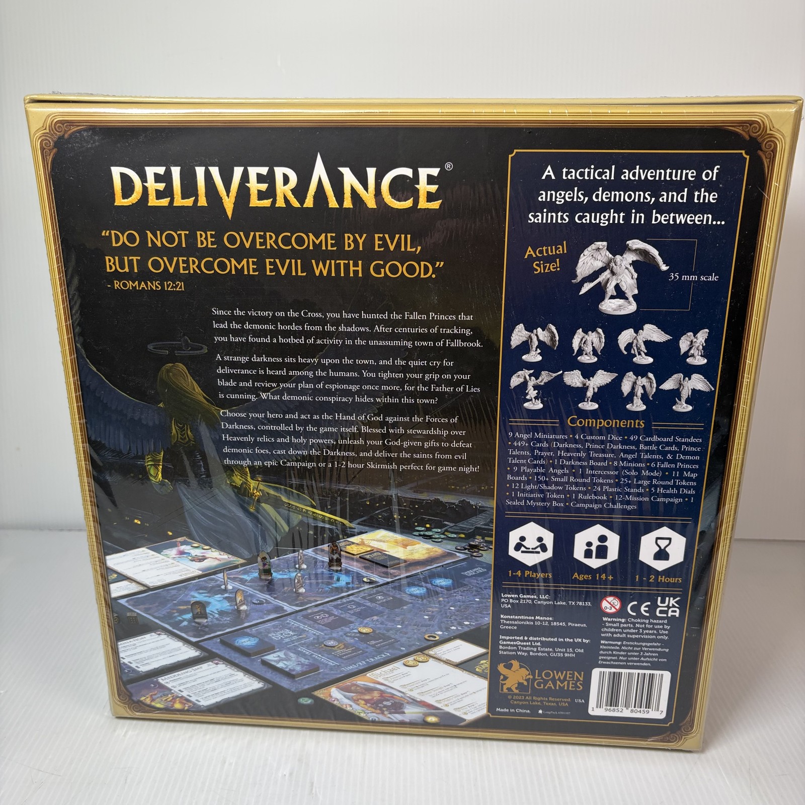Deliverance Deluxe Board Game Kickstarter All In w/ Acrylic Standees, Mat & More