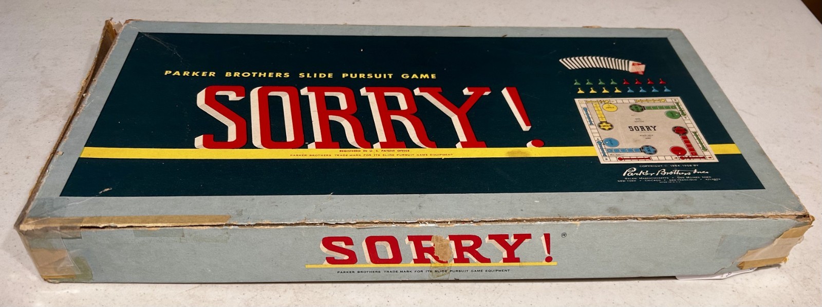 Vintage Sorry! by Parker Brothers – Late 50s to Early 60s – Complete Set