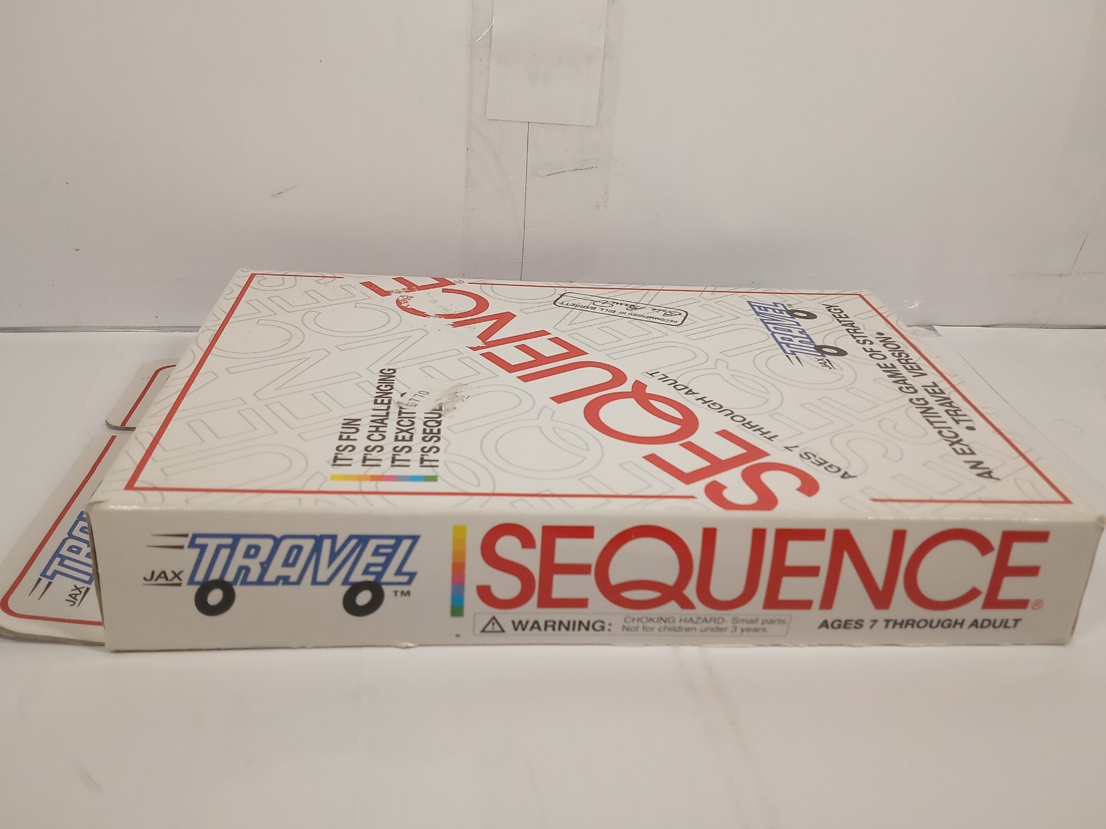 Vintage Sequence Travel Version (1994, Jax) No Instructions