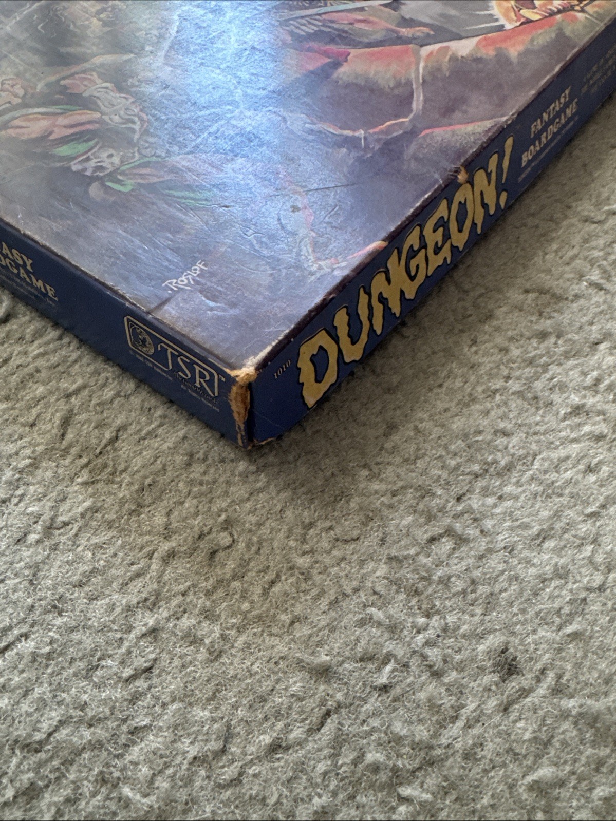 Dungeon! Vintage 1981 TSR Fantasy Boardgame Dungeons & Dragons Era 90% Complete