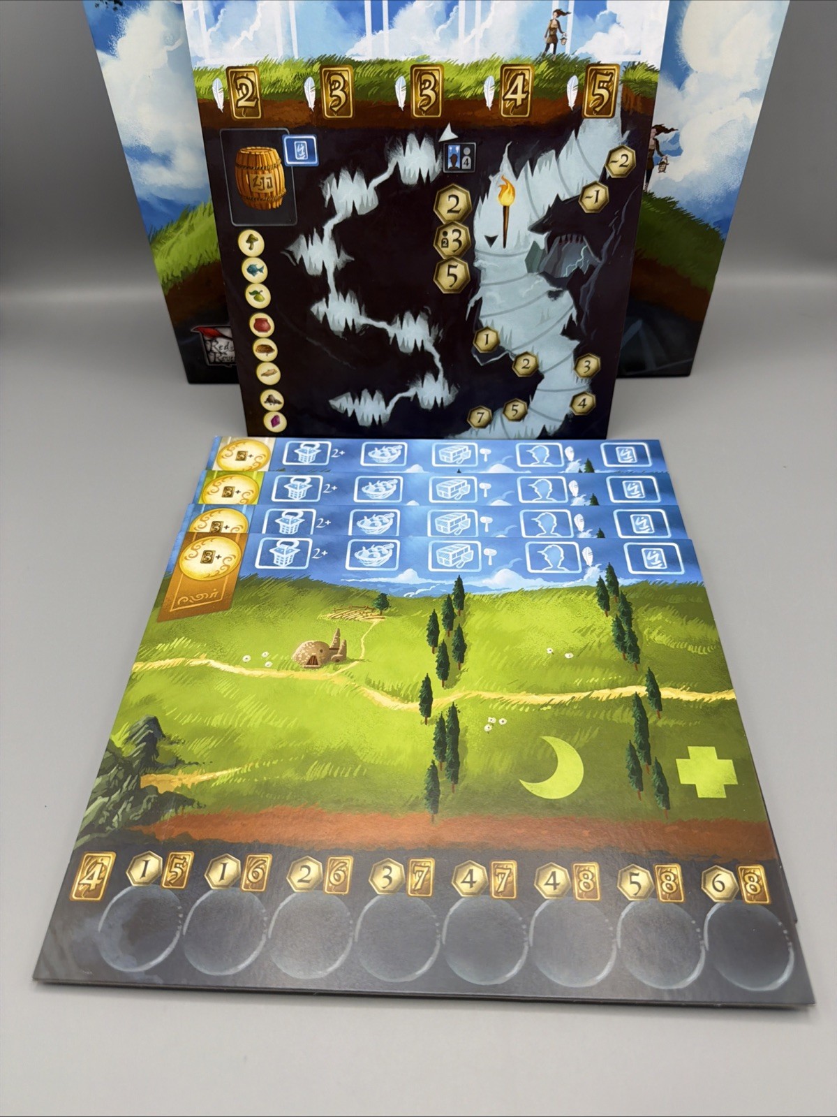 Above and Below – Red Raven Games – Ryan Laukat – Preowned