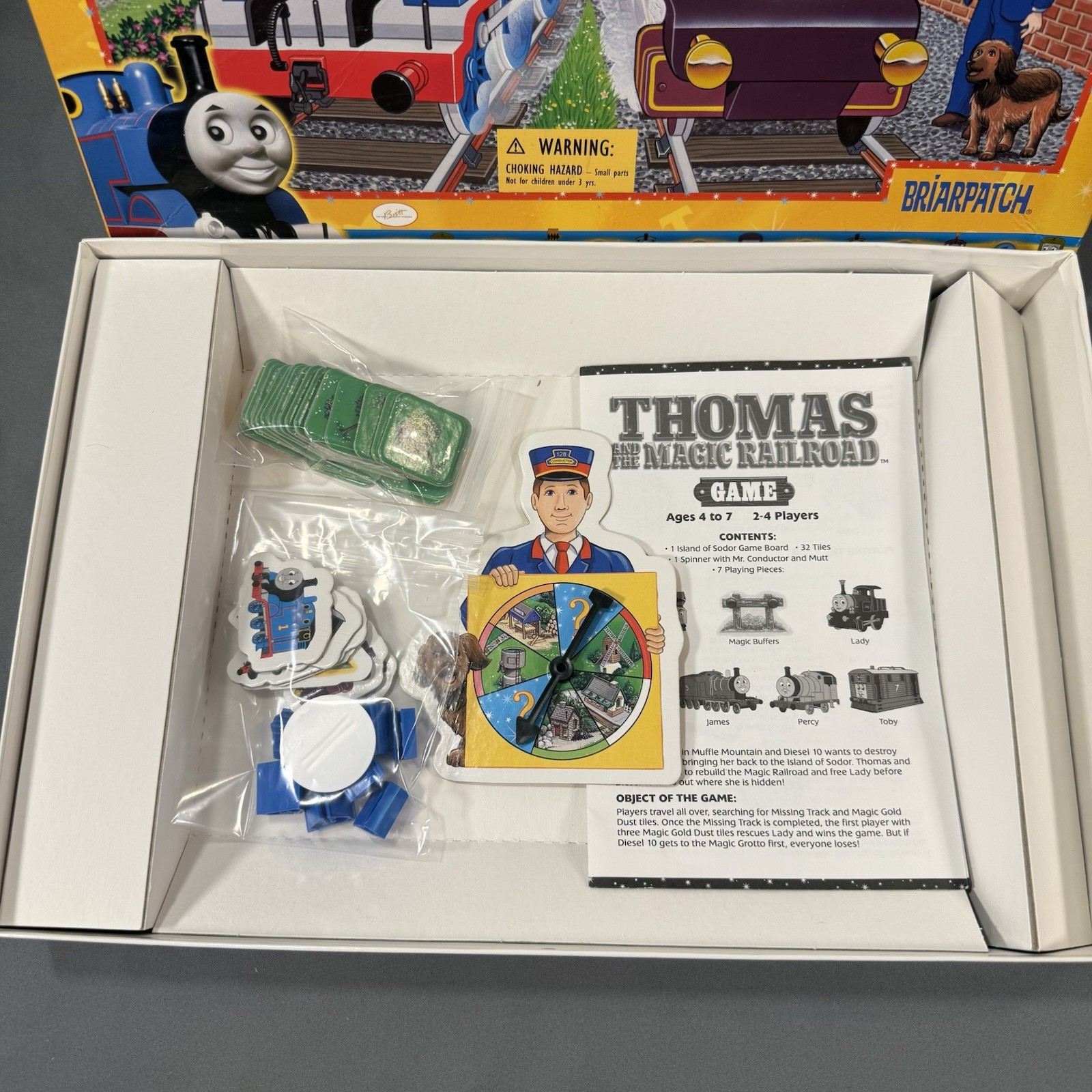 Thomas And The Magic Railroad Game, Dominos, Super 200 Puzzle. All 100% Complete