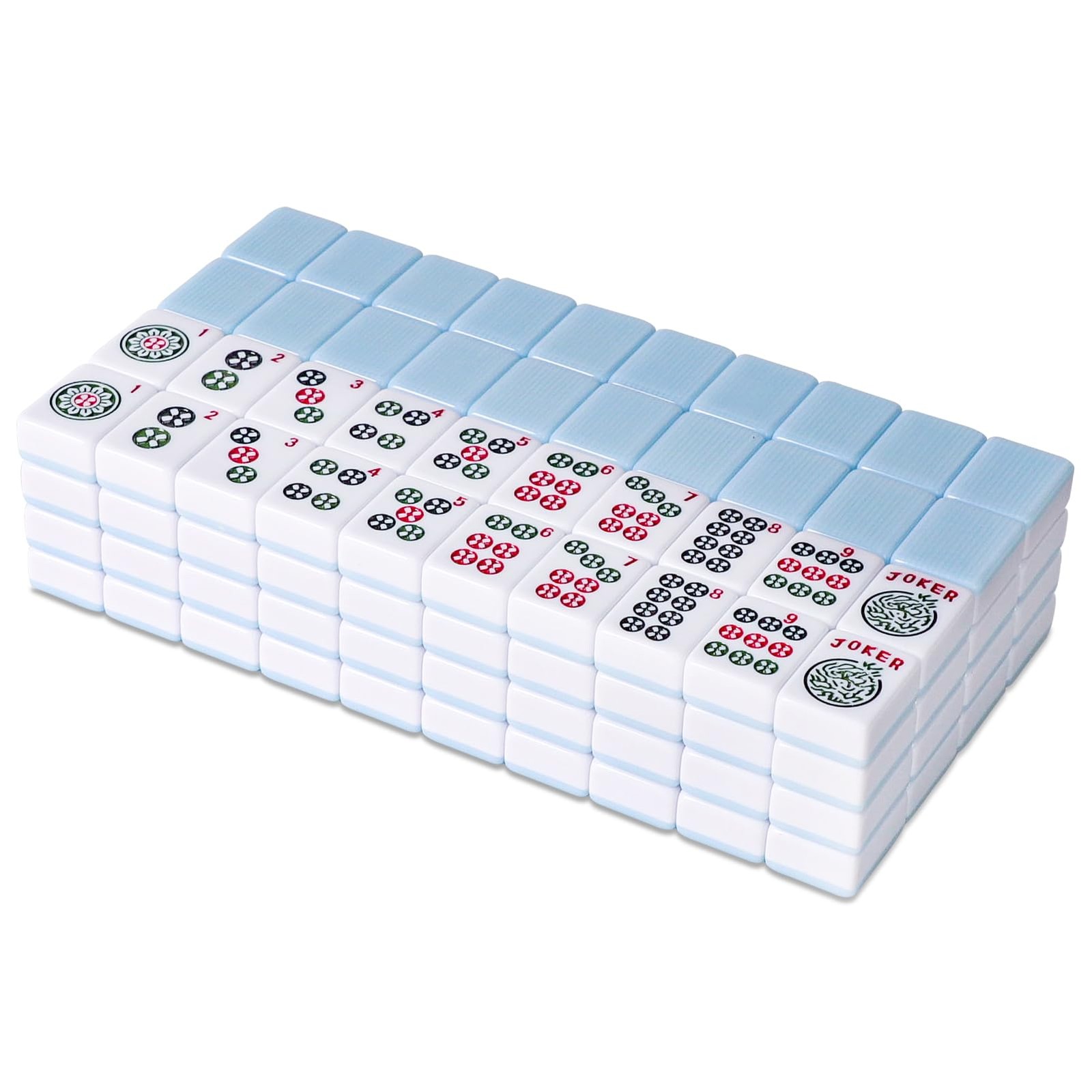 TIASUSAN American Mahjong 1.2 inches (H) x 5 (W) x 10 (L), Blue