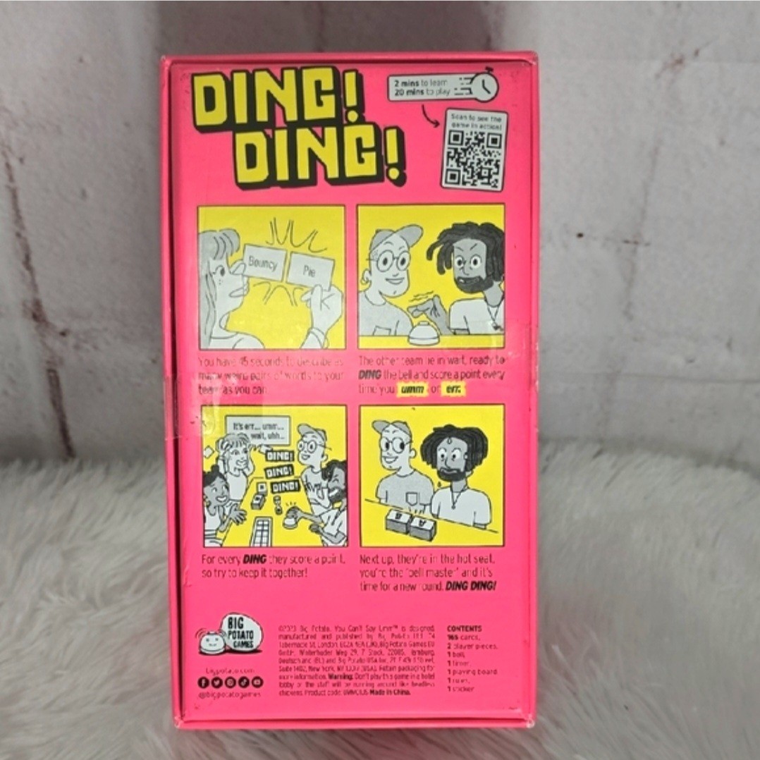 Big Potato Games You Can’t Say Umm Word Party Game 4-10 Players Bonus Cards 2024