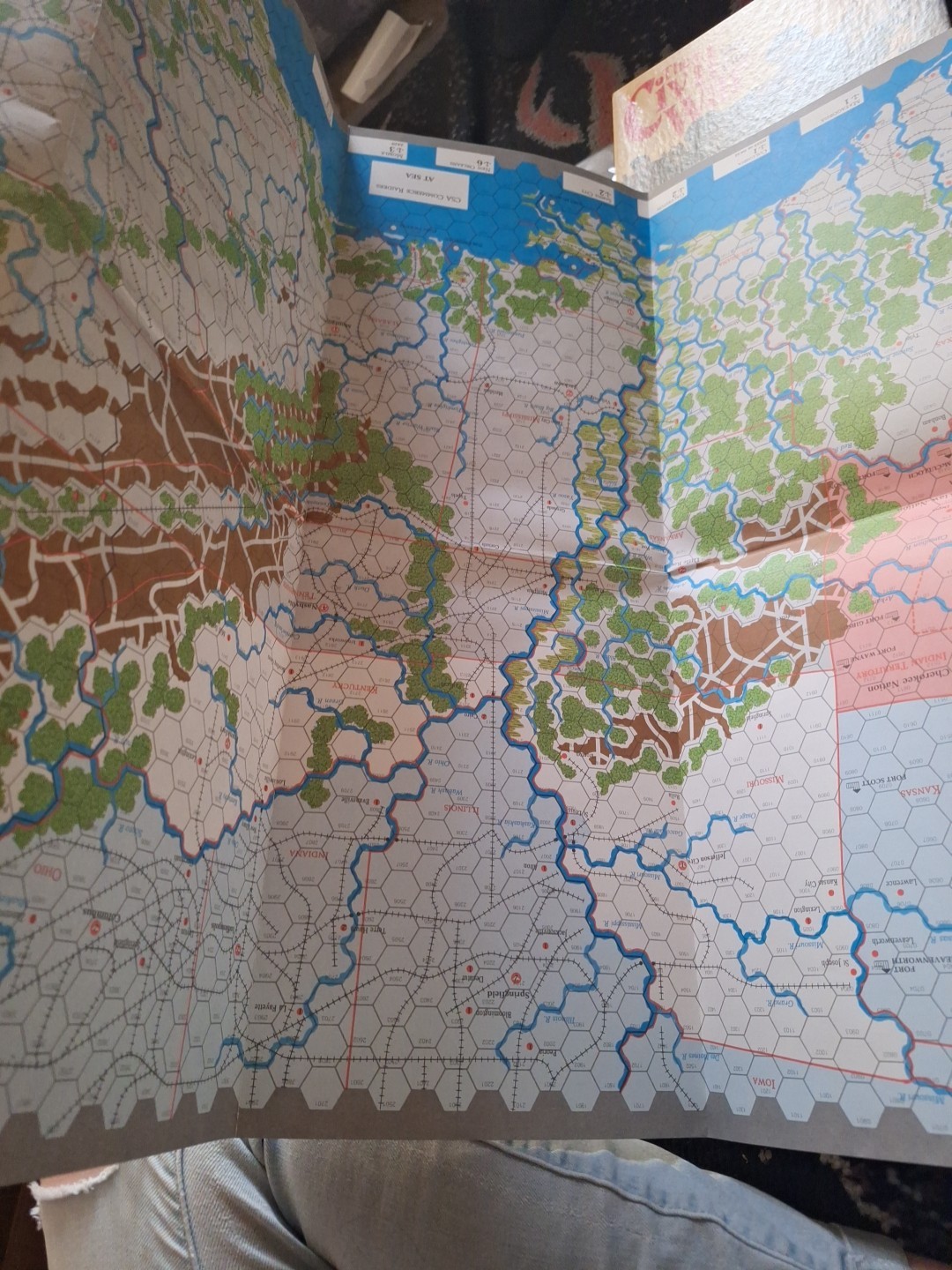 Vintage The Civil War 1861-1865 Victory Games Board Game Complete Partially Punc