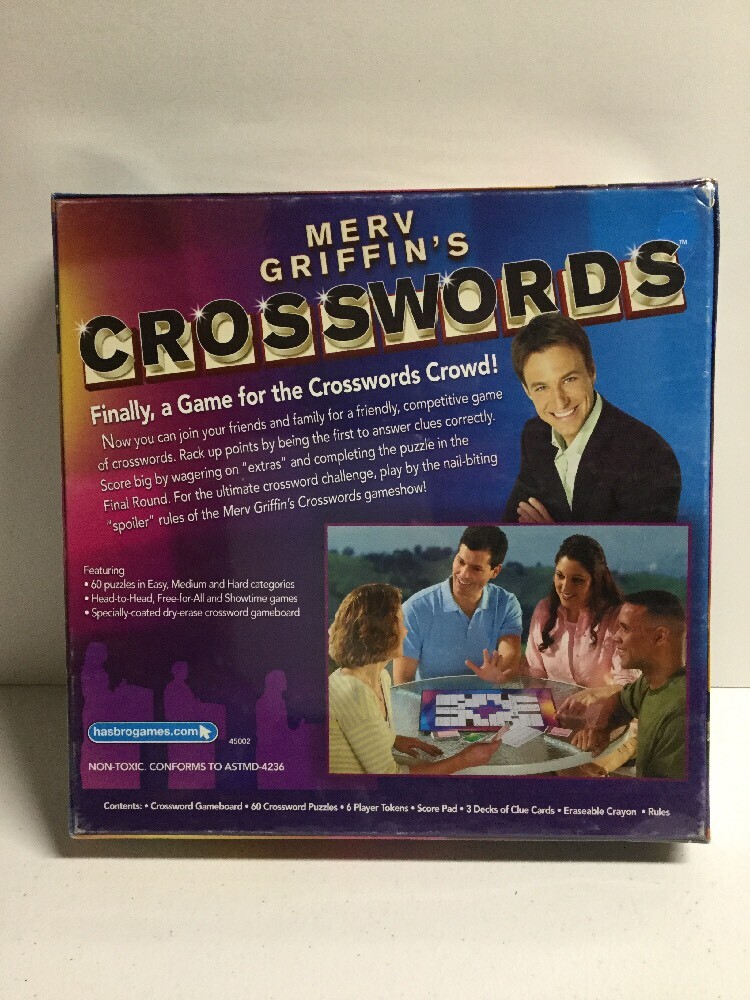2008 Merv Griffin’s Crosswords Social Wordplay Board Game Complete!