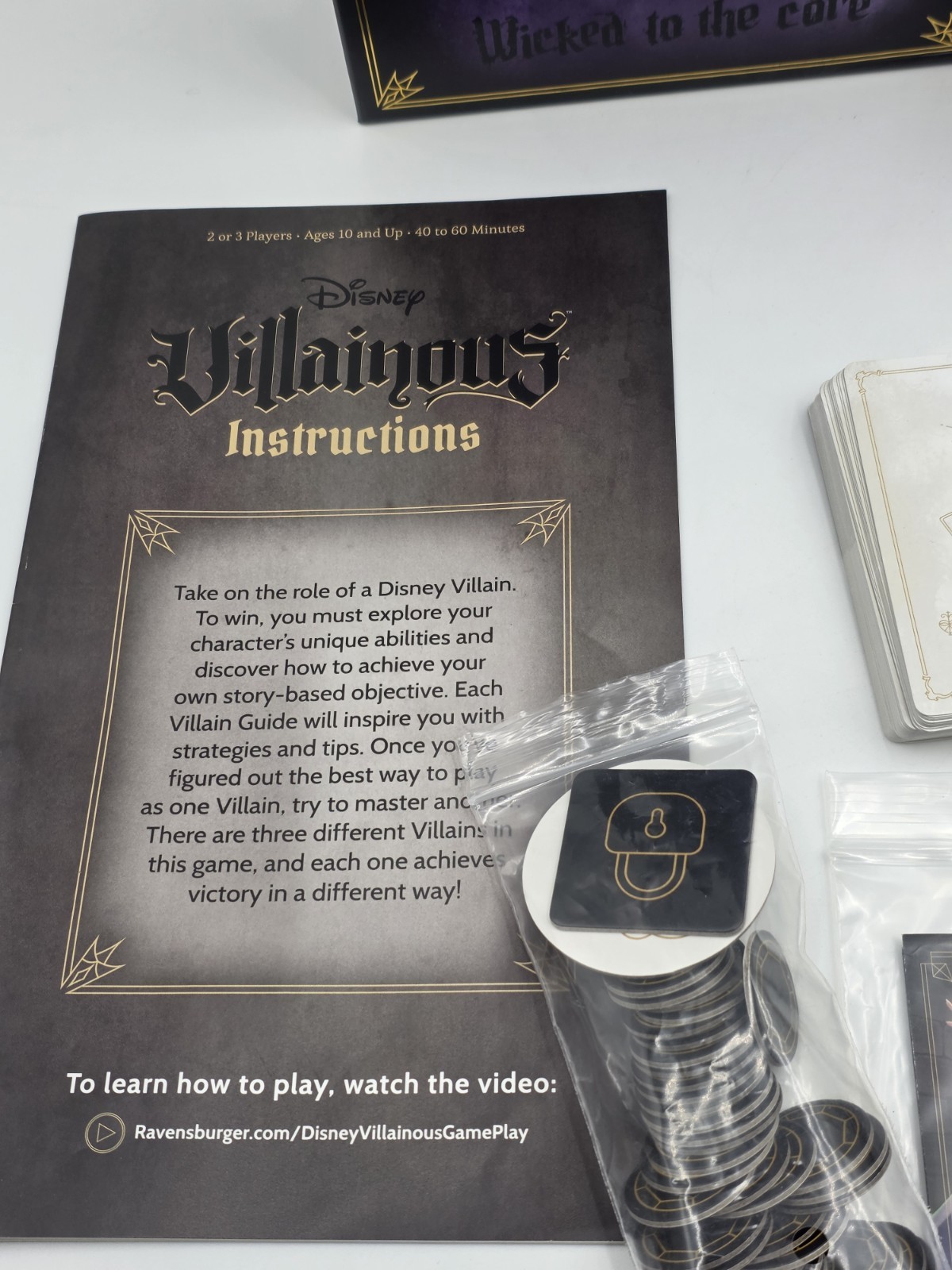 Disney Villainous: Wicked To The Core – Board Game Complete Ravensburg 2019