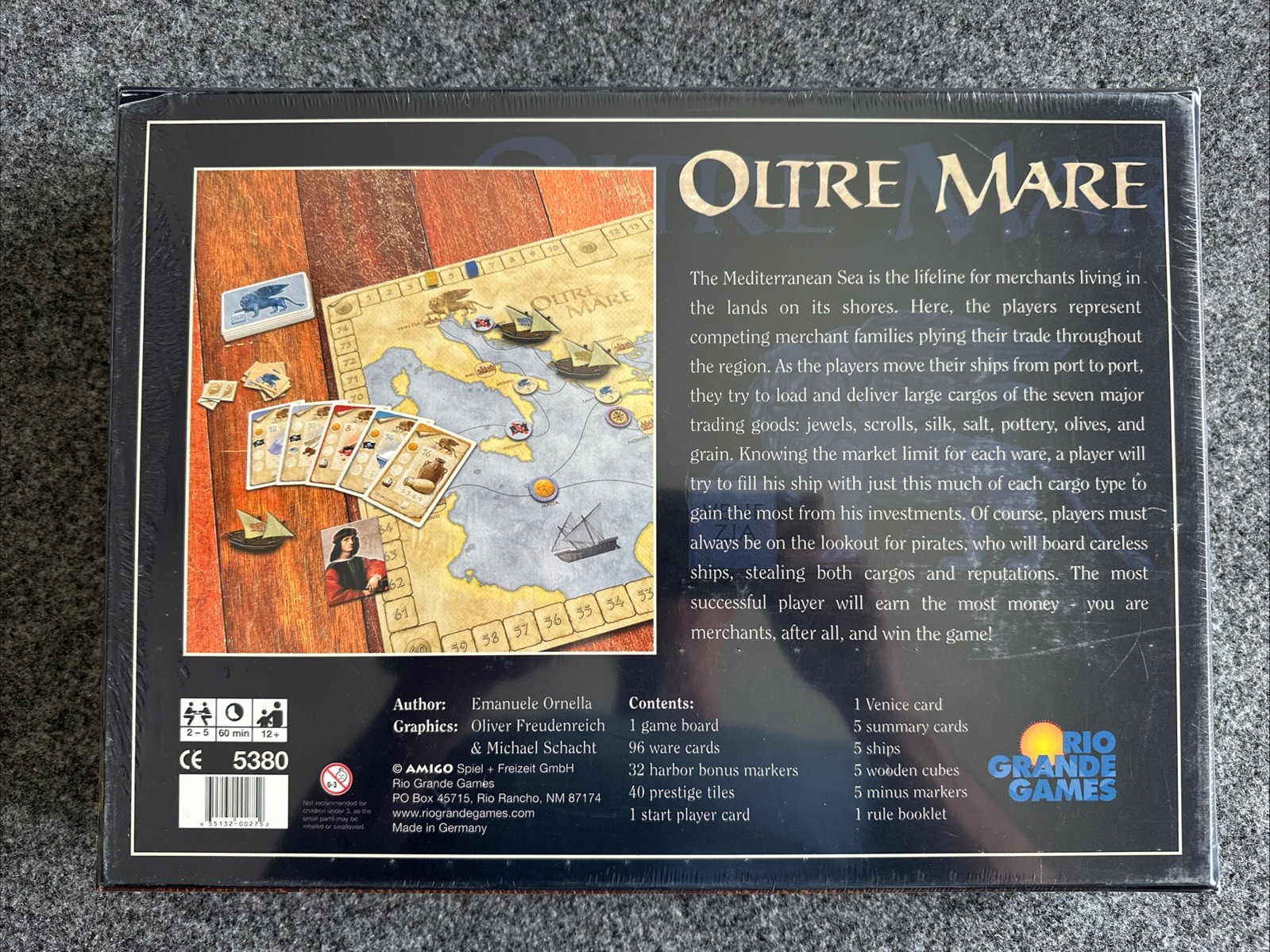 Oltre Mare board game, new-in-shrink
