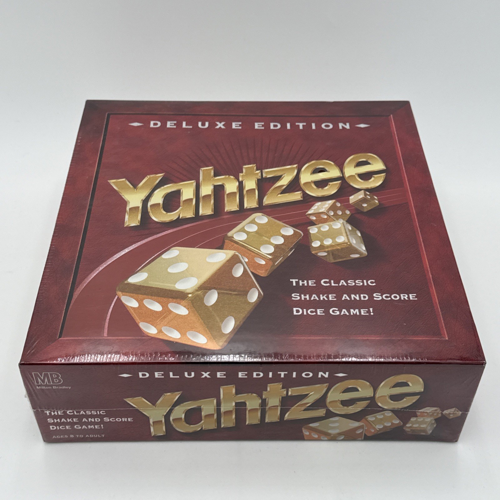 Yahtzee Deluxe Edition Golden Flecked Dice VTG 1997 – New Sealed MB Game – RHTF