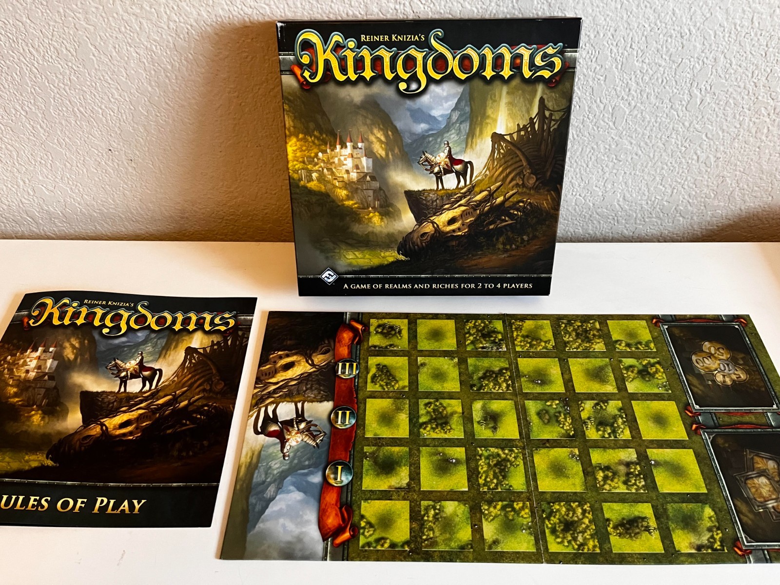 2011 Kingdoms By Fantasy Flight Games & Reiner Knizia Verified Complete FFG