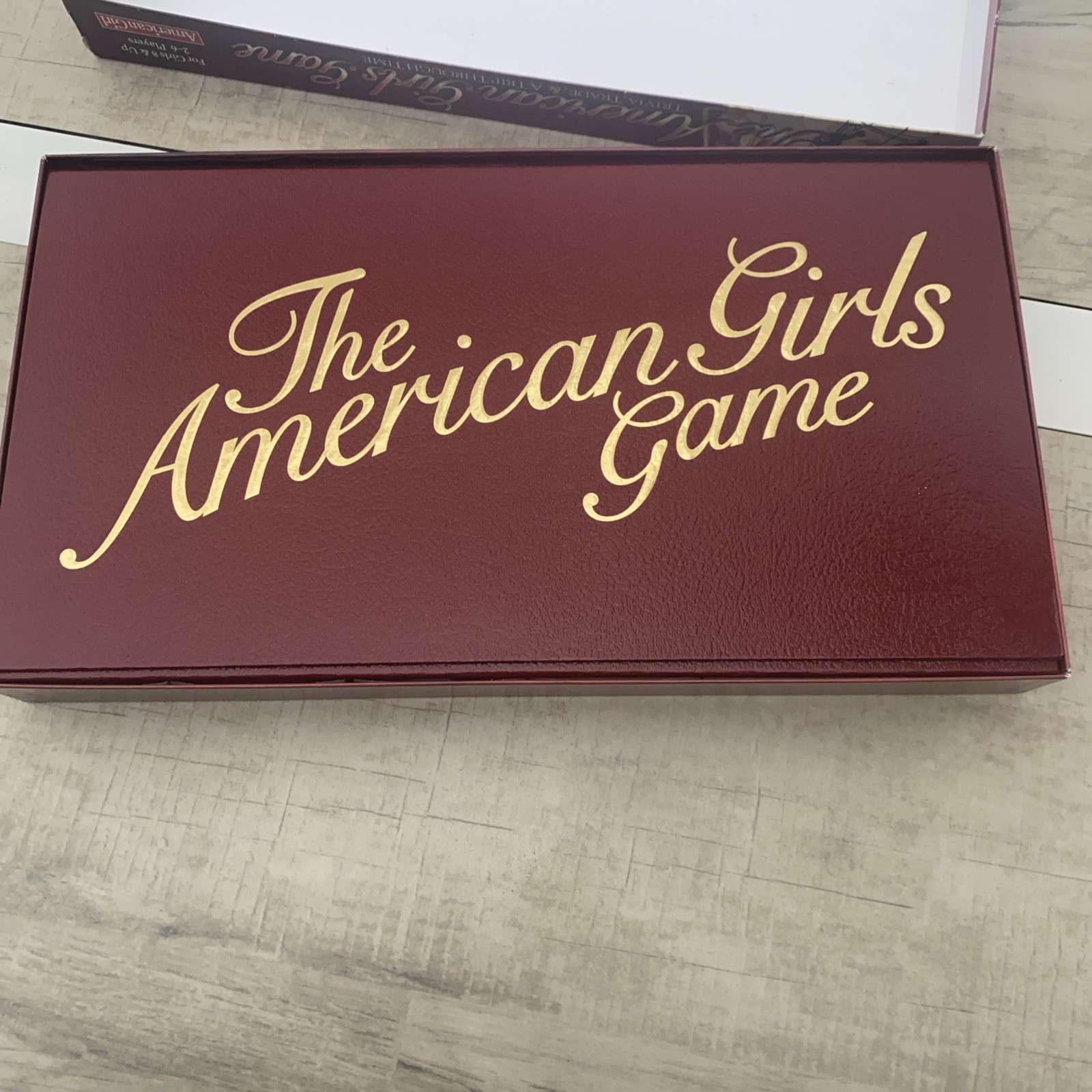 The American Girls Game complete board game 1999 Trivia ages 8 & up Pleasant Co.