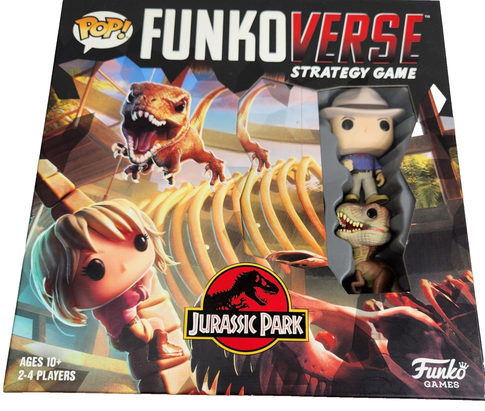 Funko Pop FunkoVerse Jurassic Park 100 Strategy Game New Open Box Christmas Gift