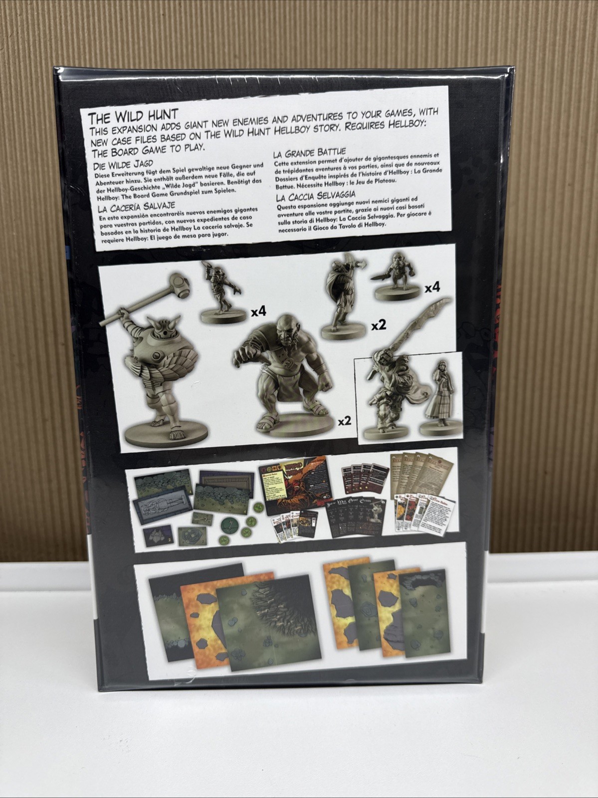 Hellboy The Board Game – The Wild Hunt Expansion Strategy Tabletop W/ Miniatures