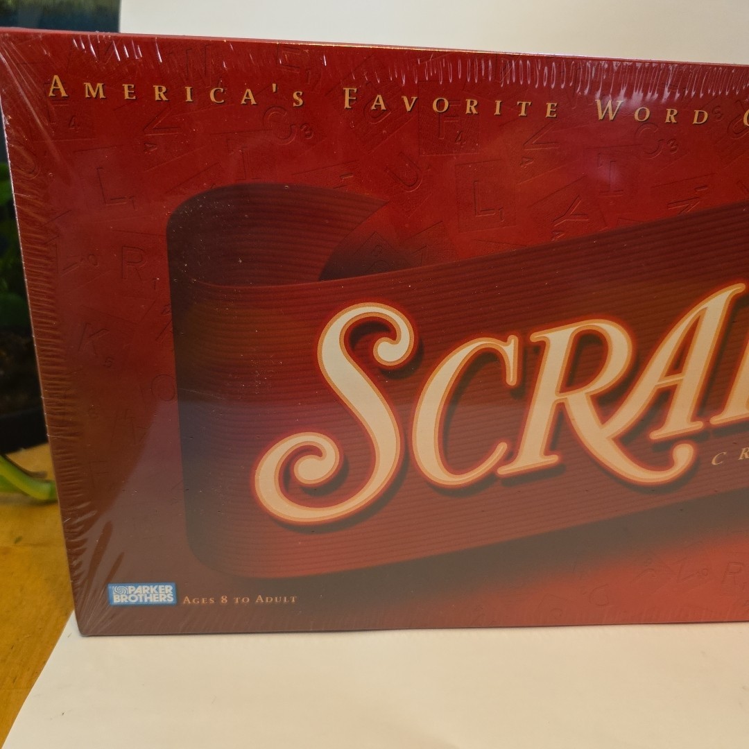 Scrabble Hasbro Board Game Vantage Sealed 2001