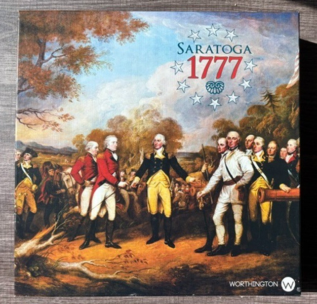 Worthington Games, Saratoga 1777, UN-stickered & UN-punched