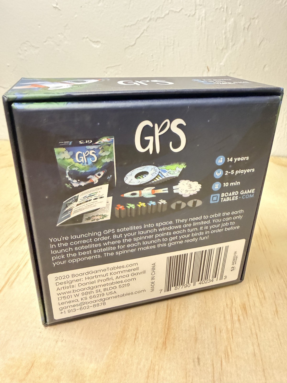 GPS Board Game Complete With Instructions 2-5 Players Ages 6+