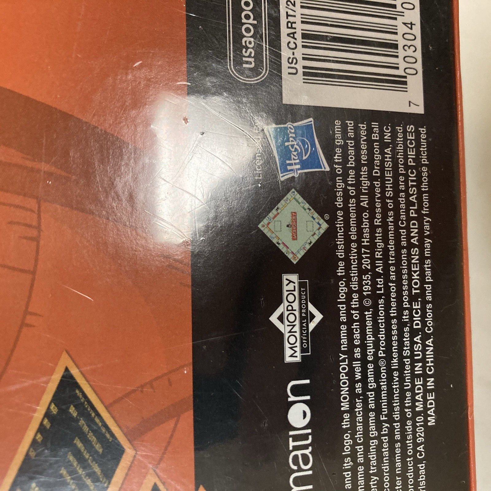 Dragon Ball Z Monopoly Board Game Anime Set 2017 NEW SEALED
