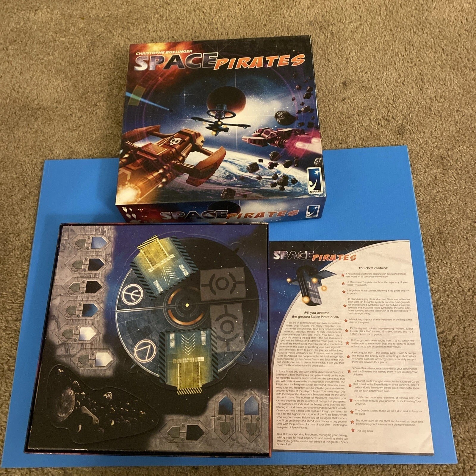 Space Pirates Board Game | Christophe Boelinger | Zvezda Sirius 49765