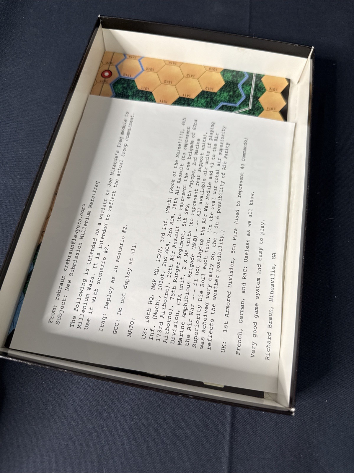 Millennium Wars: Iraq – One Small Step 2003 – Complete & Unpunched