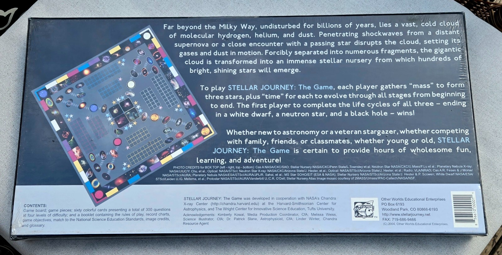 Stellar Journey: The Game 2004 Other Worlds Developed with NASA New Sealed