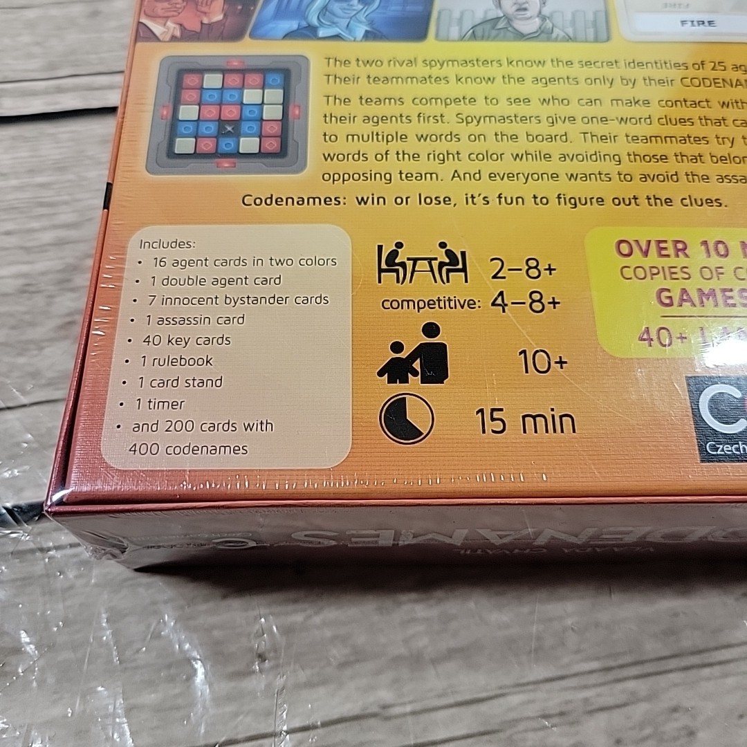 Codenames Board Game Czech Games Vlaada Chvatil Party Word Game NEW SEALED