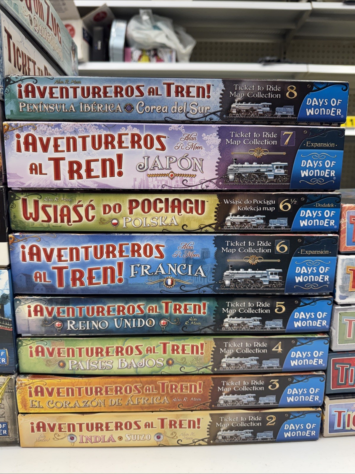 Ticket To Ride- EXPANSION LOT x21 ticket to ride expansions (used & new) ng31101