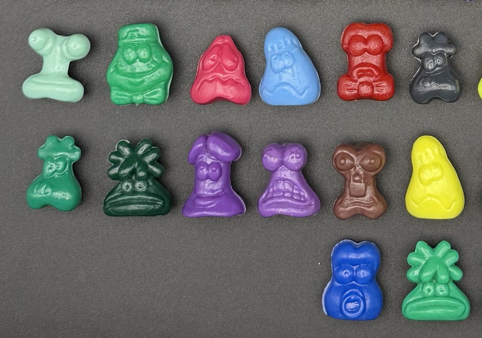 Classic Gogo’s Crazy Bones Series 1 Lot of 100 Mixed Figures Solid Variants