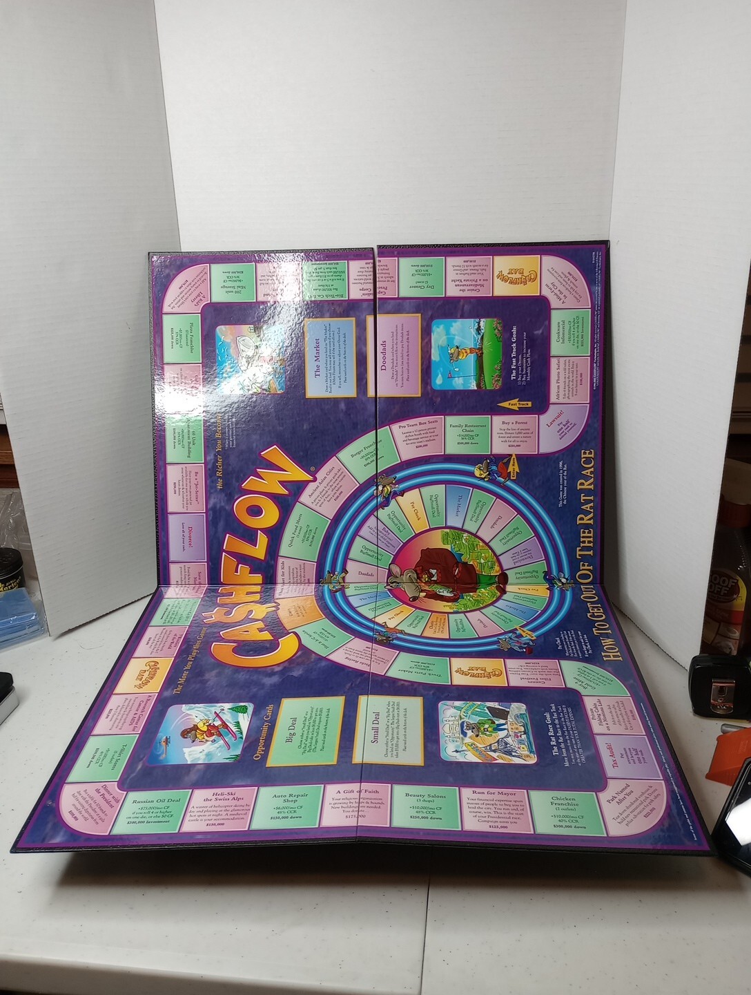 Cashflow Investing 101 Board Game Rich Dad Poor Dad Robert Kiyosaki Financial