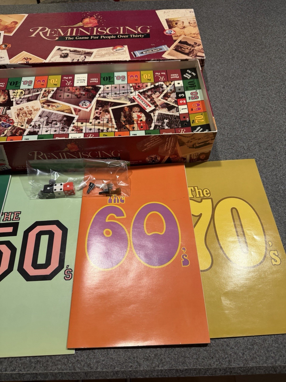 Reminiscing The Game For People Over Thirty 1989 Complete Vintage Board Game