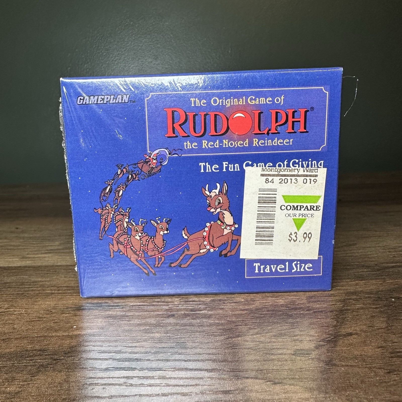 Vintage 1996 The Original Game Of Rudolph The Red-Nosed Reindeer Travel Size