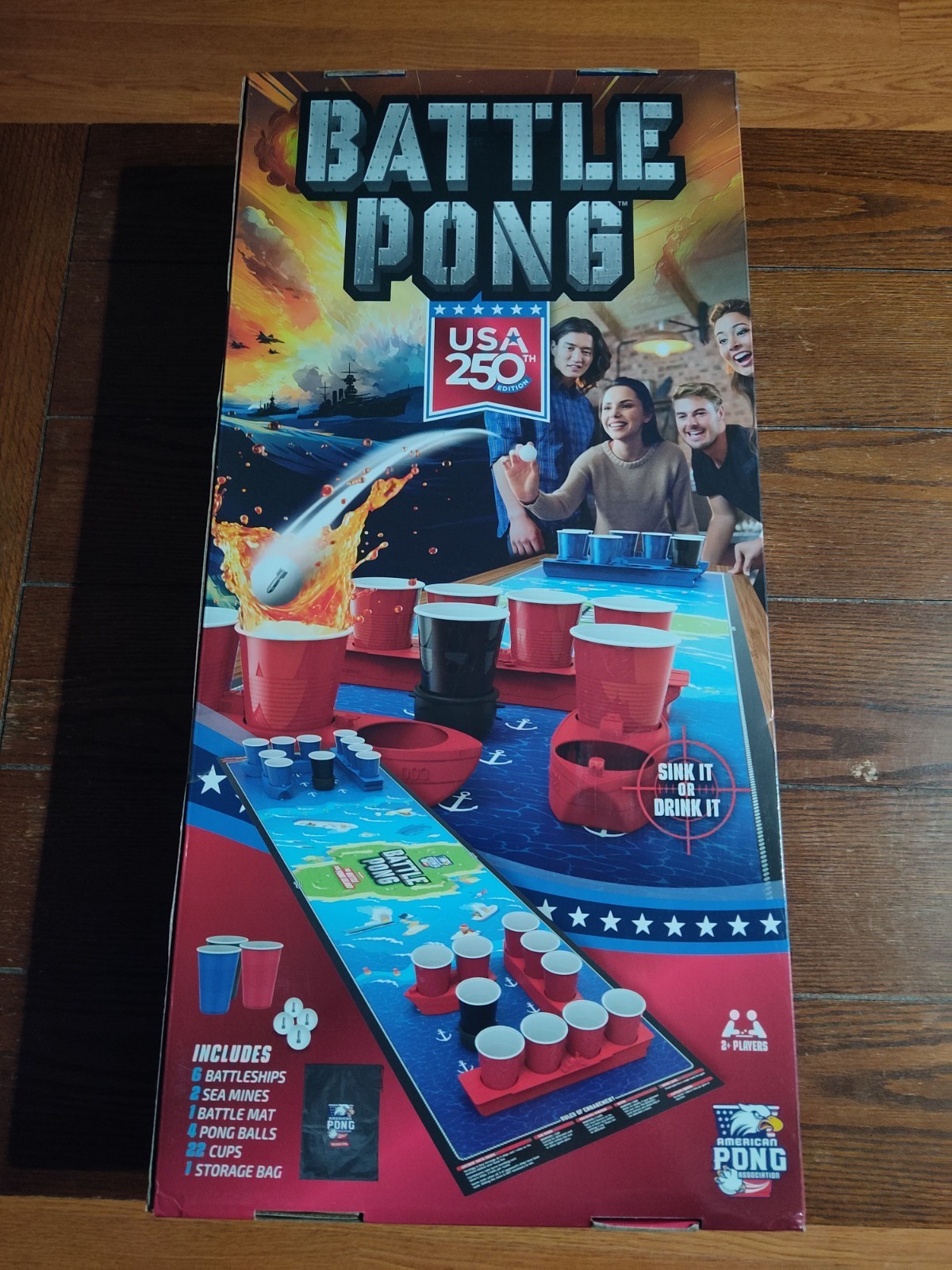 Brand New Sealed BattlePong Game, Tabletop Pong Party Game