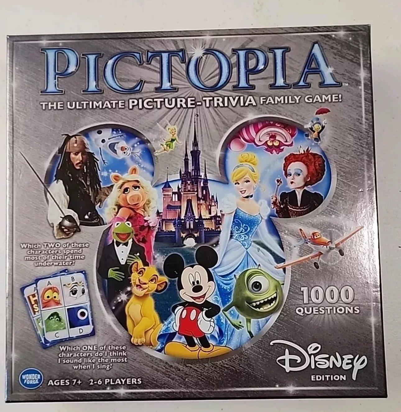 Pictopia Ultimate Picture-Trivia Family Game Disney Edition NEW