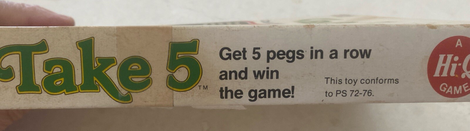 1977 Gabriel Vintage Take 5 Strategy Game Complete