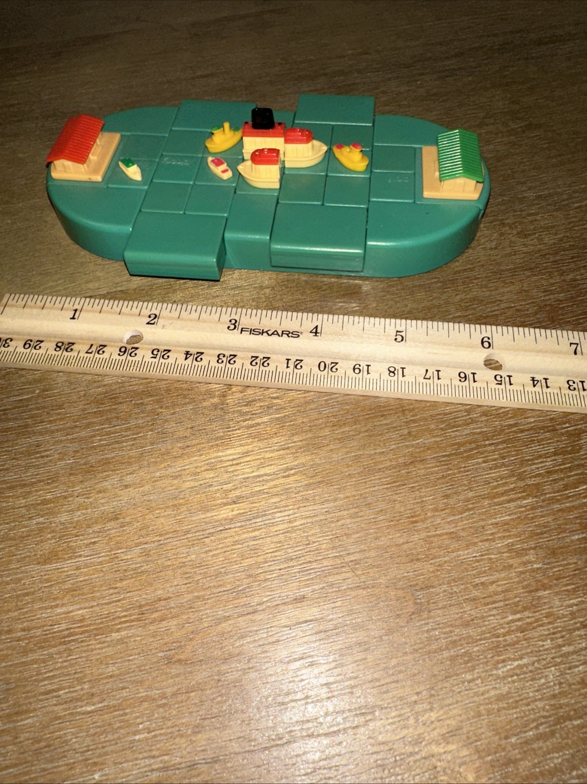 Vintage 1997 Binary Arts Port To Port Shifting Tile Puzzle Toy Hand Held