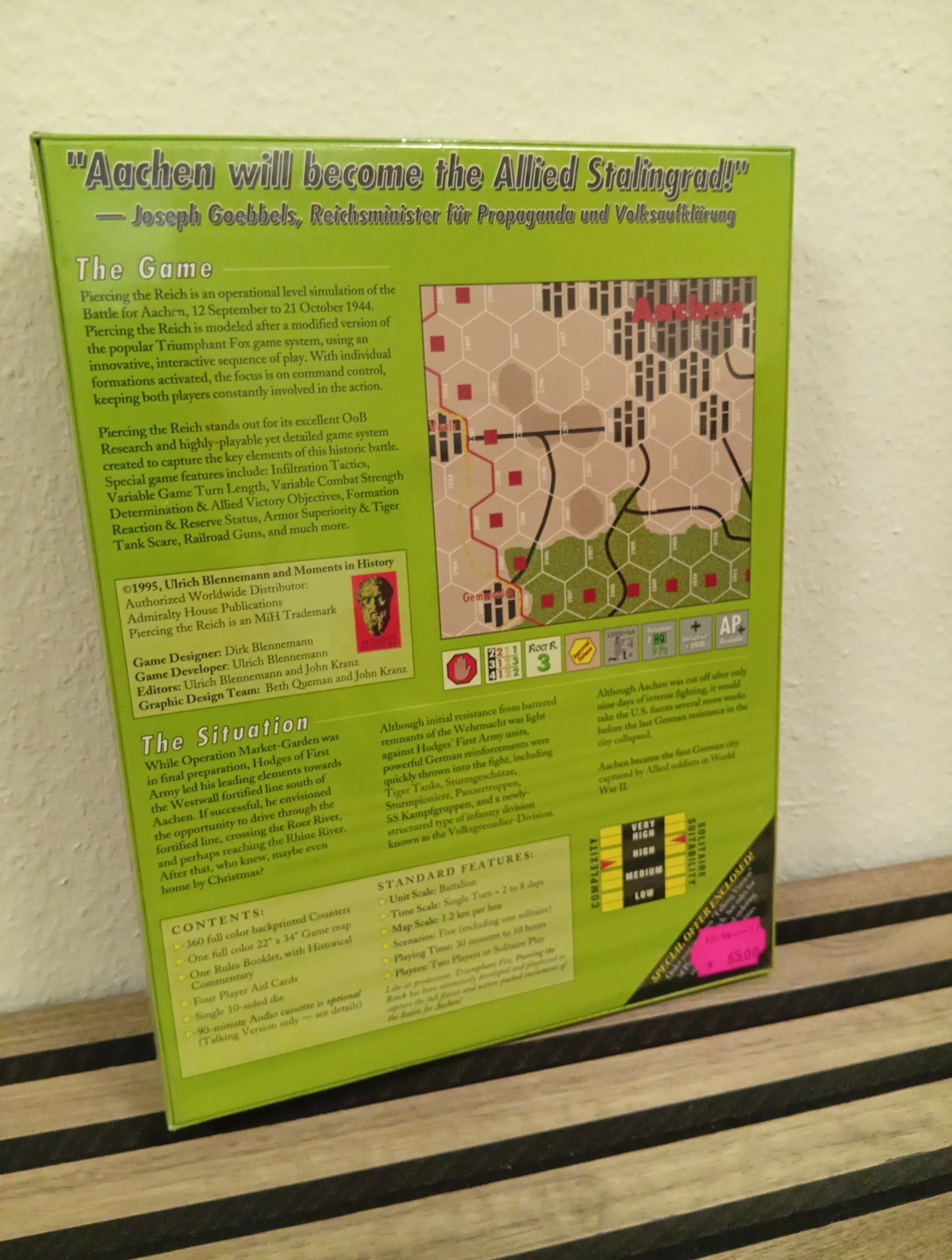 Piercing the Reich by Moments in History UNPUNCHED and complete