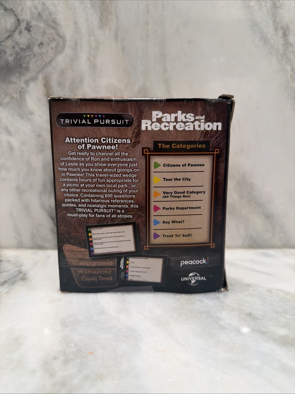 Trivial Pursuit PARKS & RECREATION Quick Play Edition Trivia Game NEW