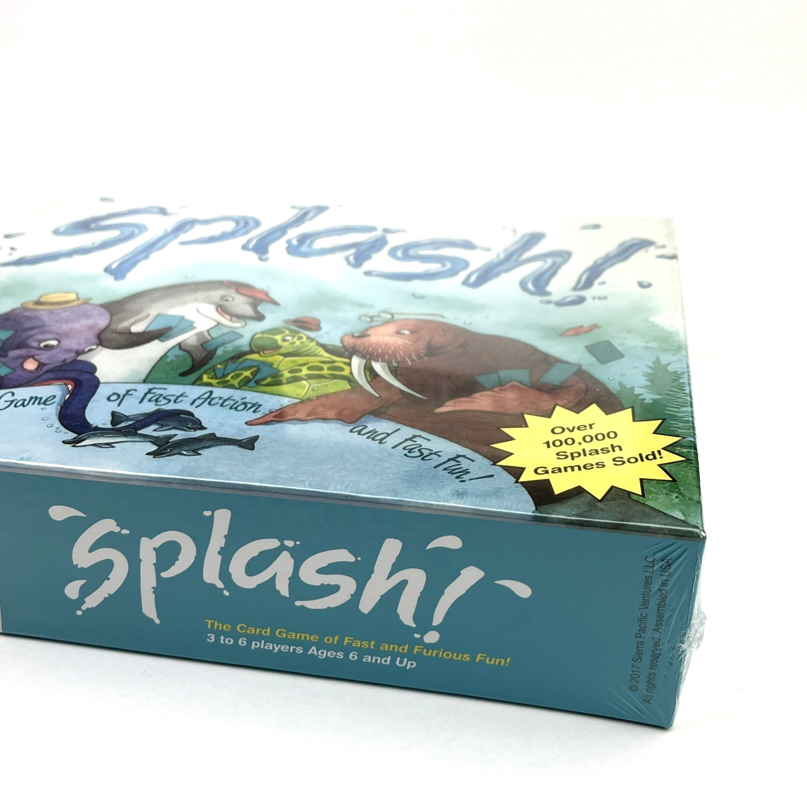 2017 SPLASH! Dolphins Children’s Family Card Game Ages 6+ NEW SEALED Damaged